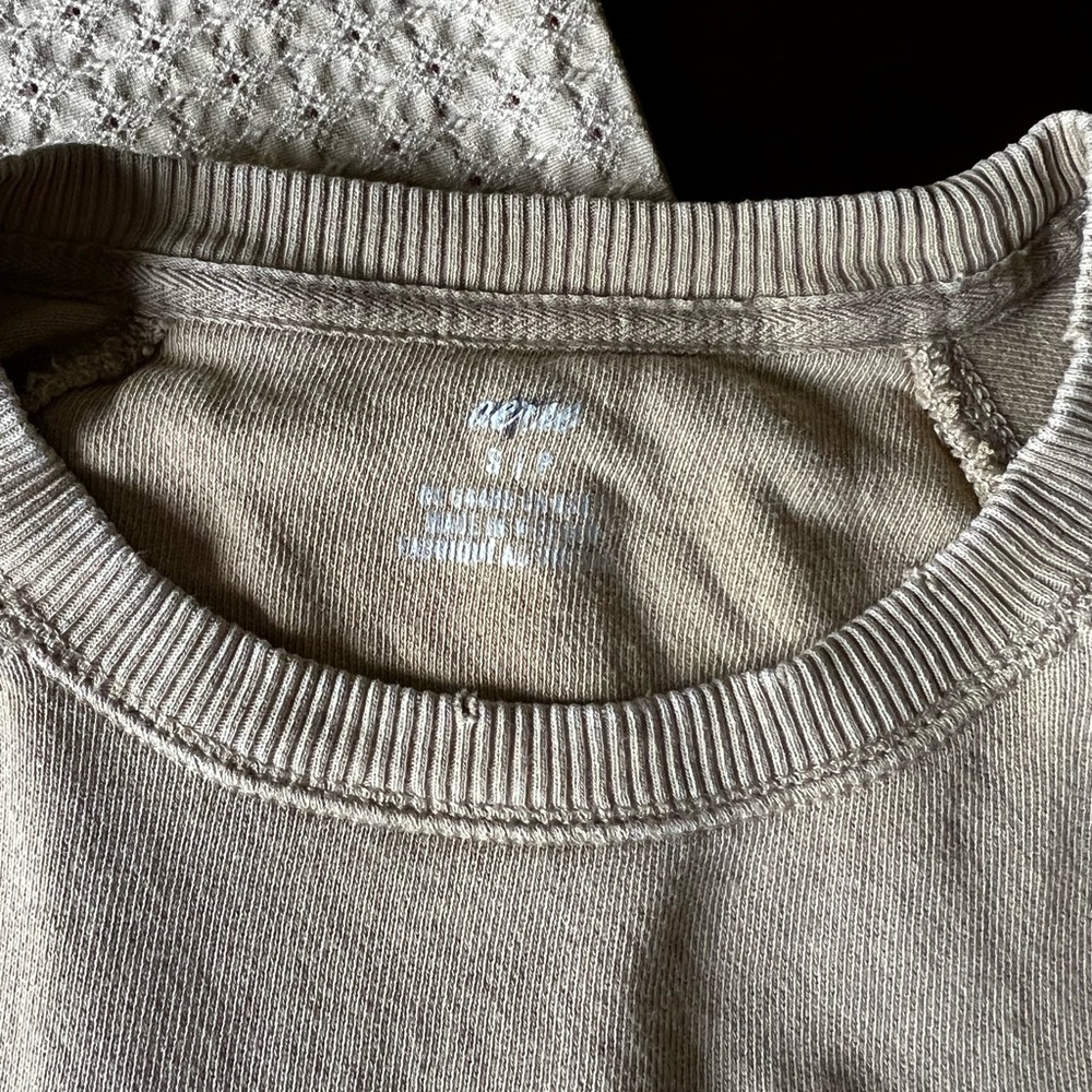 Aerie Inside Out oversized sweatshirt Sz S - Picture 5 of 7